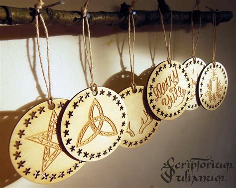 Wiccan tree ornaments
